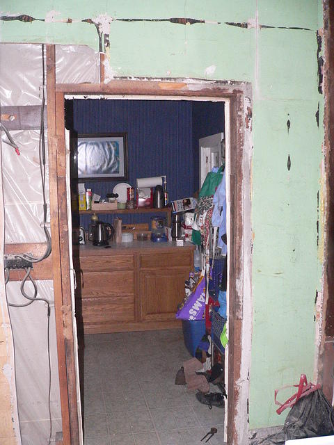 Old doorway.  before mr crowbar